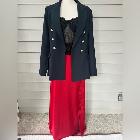 Marled black blazer size M - Picture 14 of 14